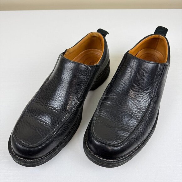 EUC UGG Byrnes Pebbled Black Leather Casual Loafer S/N 5532 main image 5